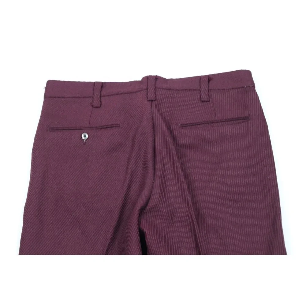 Vintage 70s Lee Mens 34x31 Whipcord Ribbed Knit Corduroy Bell Bottoms Pants USA - Picture 10 of 12